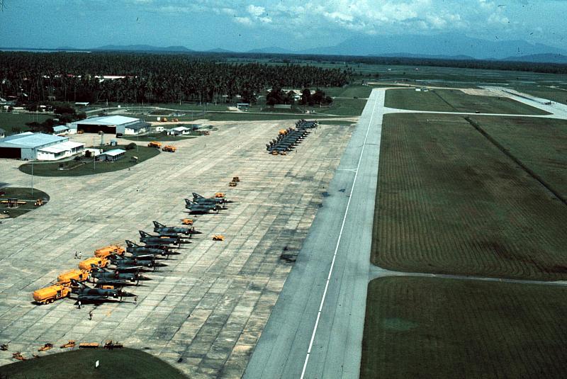 RAAF Butterworth Mirage flight line 1971