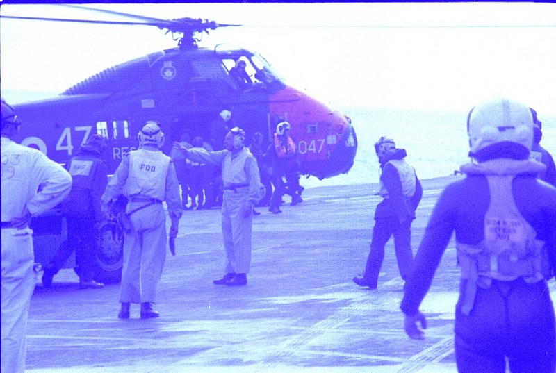 SAR Wessex after SAR on Ark Royal